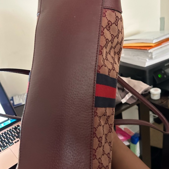 Gucci red tote bag medium - Picture 4 of 11